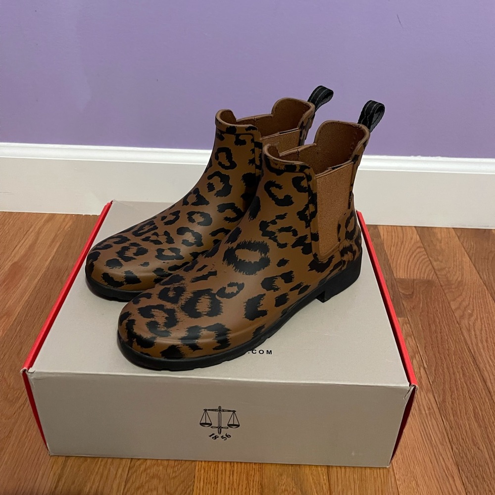 Cheetah Print Hunter Rain Boots